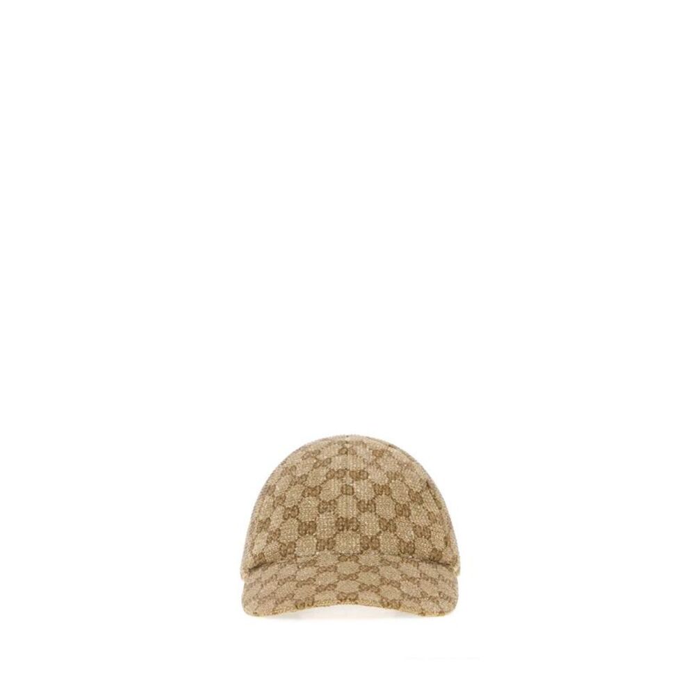 Gucci Men Embellished Gg Fabric Baseball Cap